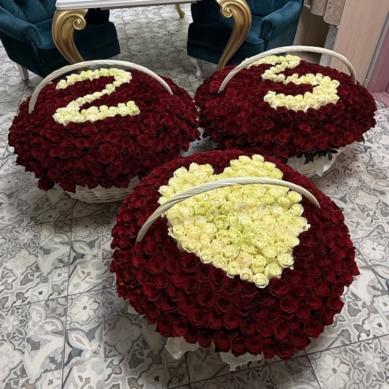 Композиция из 3 корзин "1001 ночь"